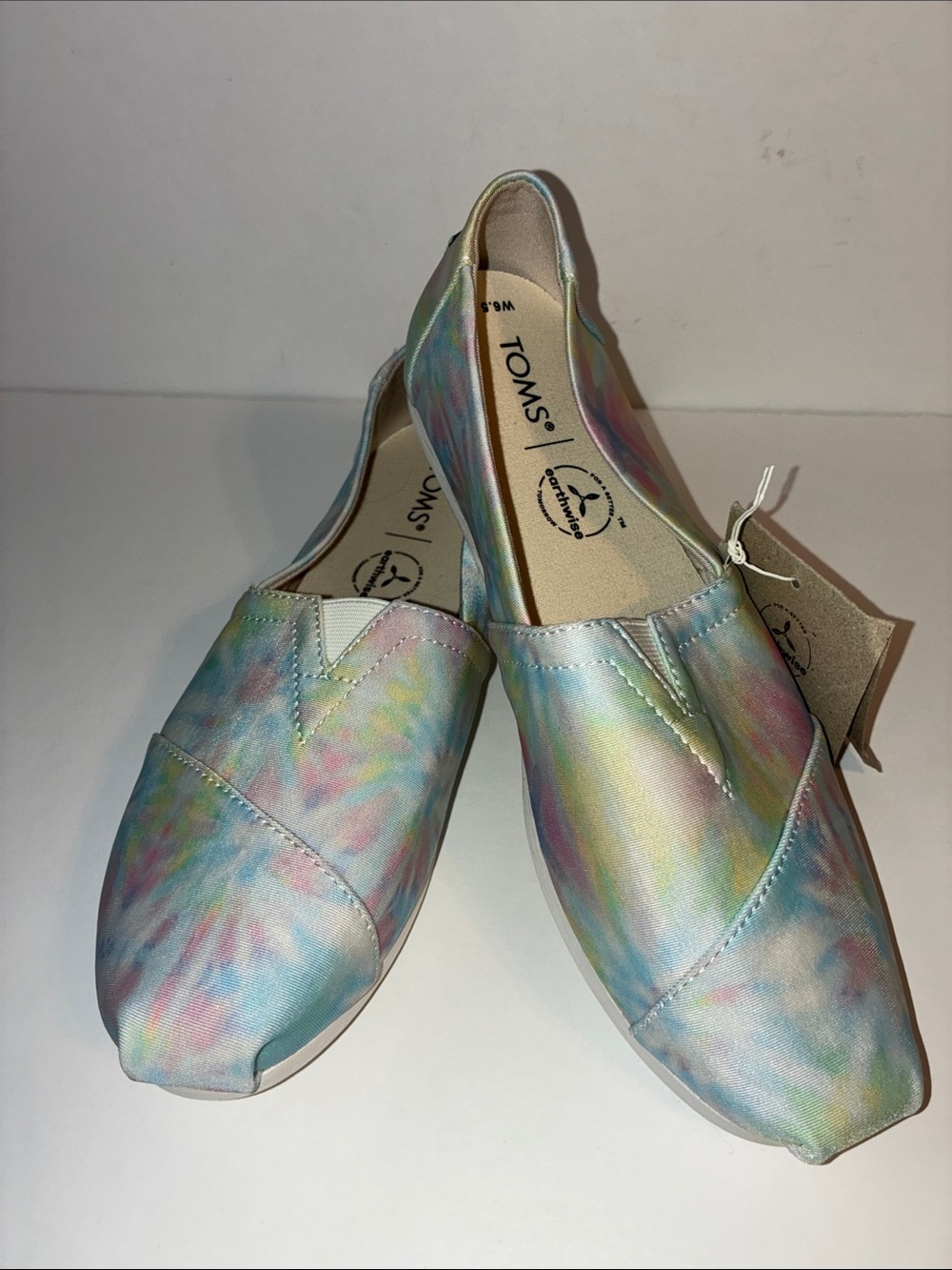 Toms, Women’s 6.5, White Tie Dye, NWT